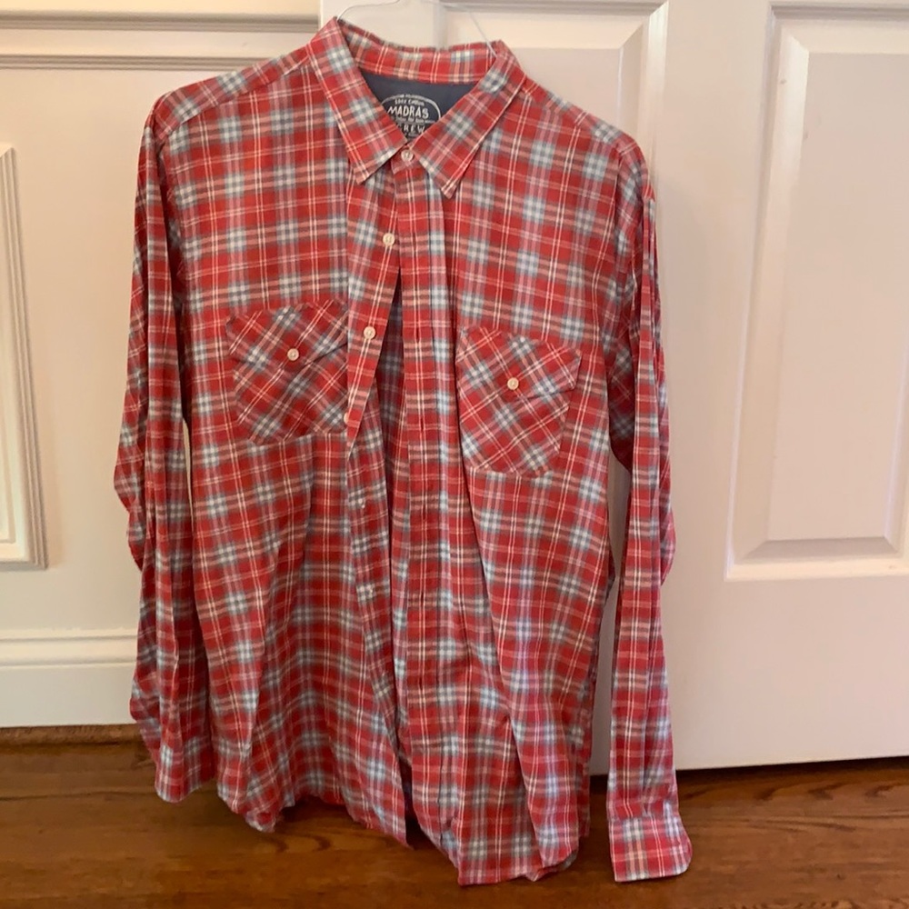 Madras button down